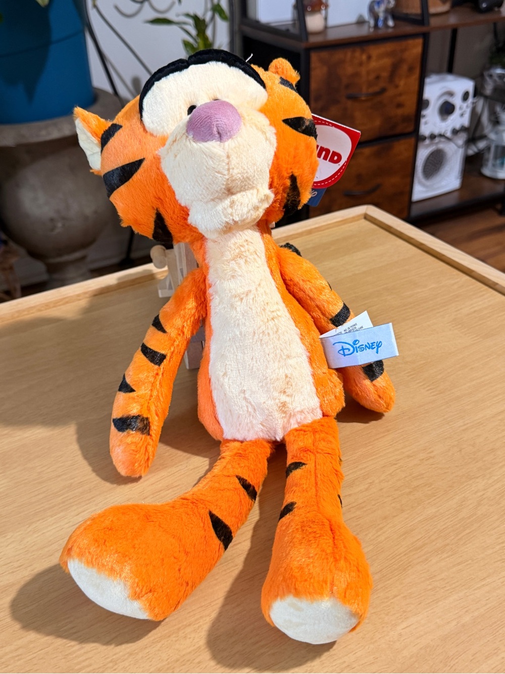 Gund Disney Tigger Plush - Bright Orange with Cream and Black